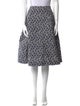 Carolina Herrera Floral Print Knee-Length Skirt