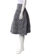 Carolina Herrera Floral Print Knee-Length Skirt