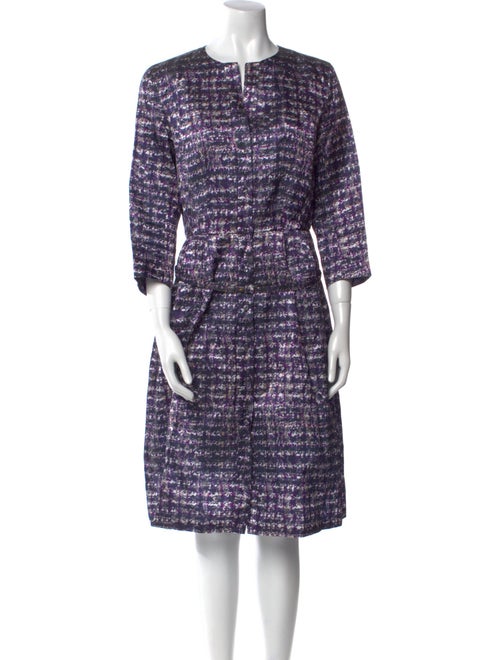 Carolina Herrera Printed Midi Length Dress