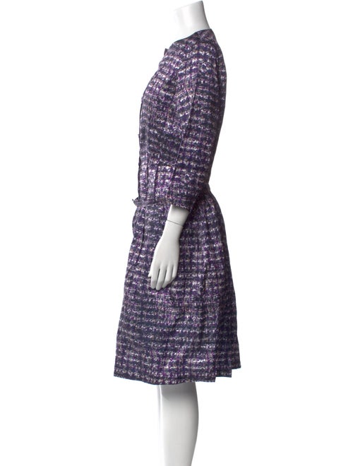 Carolina Herrera Printed Midi Length Dress