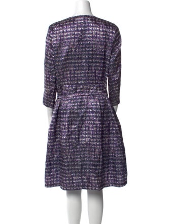 Carolina Herrera Printed Midi Length Dress