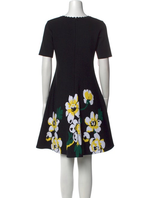 Carolina Herrera Floral Print Mini Dress