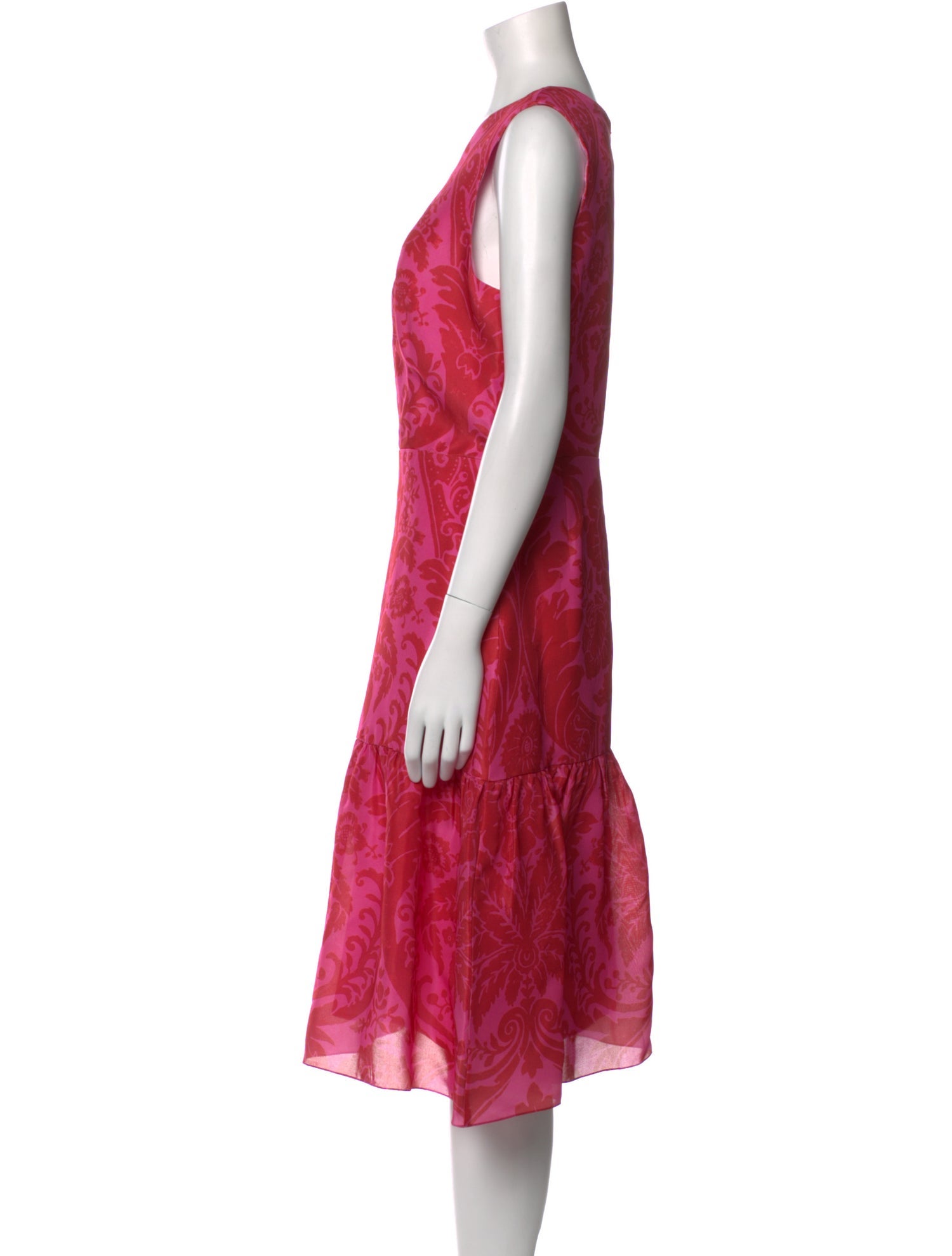 Carolina Herrera Silk Midi Length Dress w/ Tags