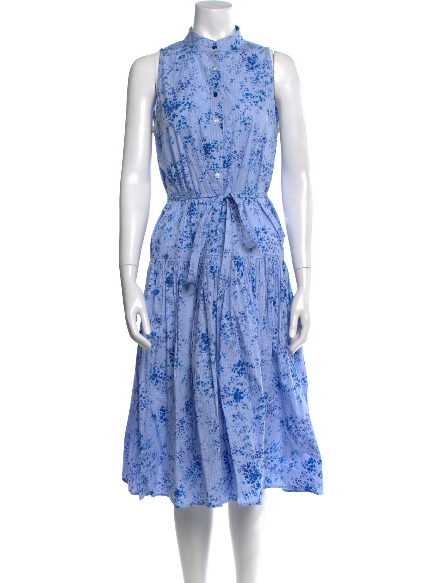 Carolina Herrera Floral Print Midi Length Dress