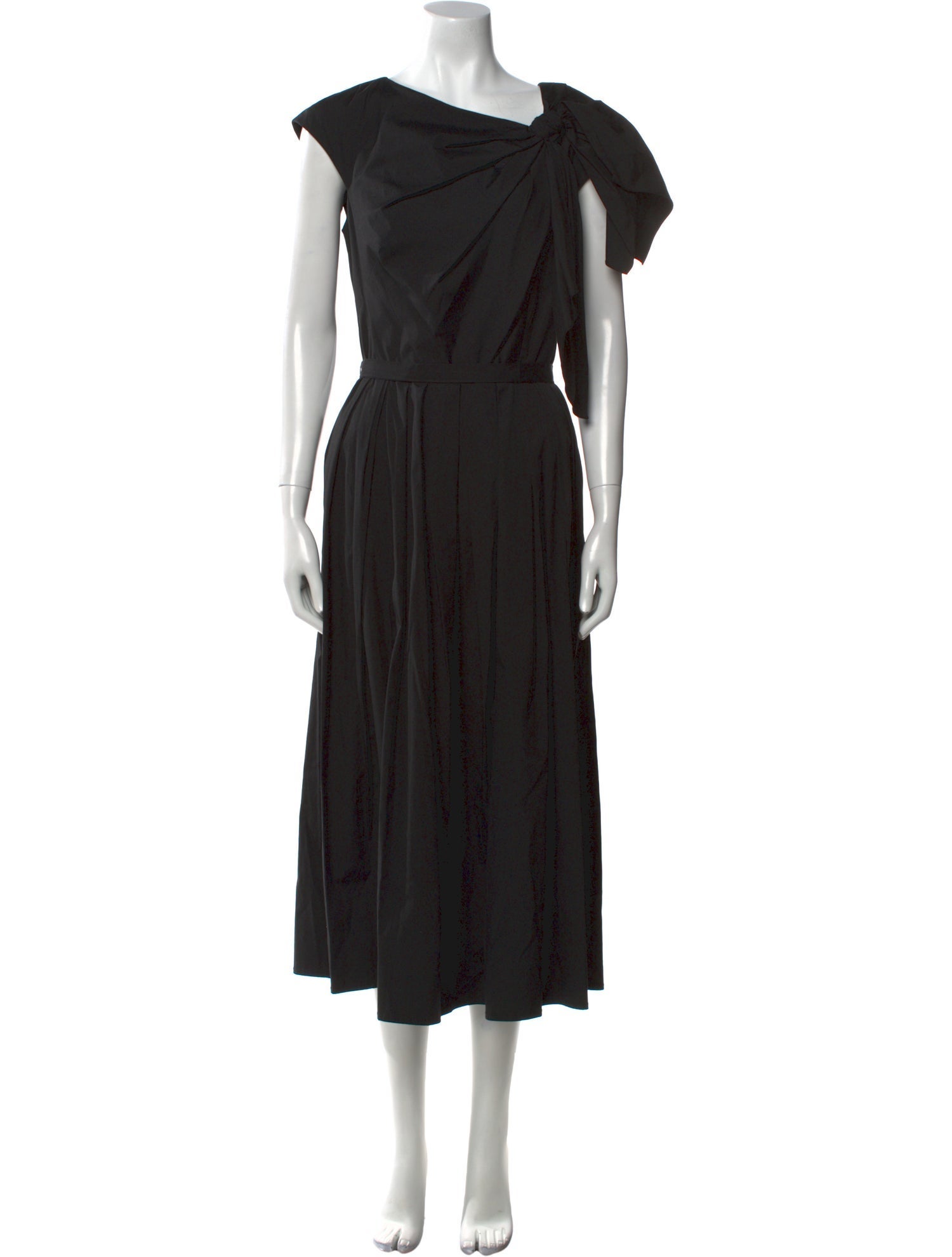 Carolina Herrera One-Shoulder Long Dress
