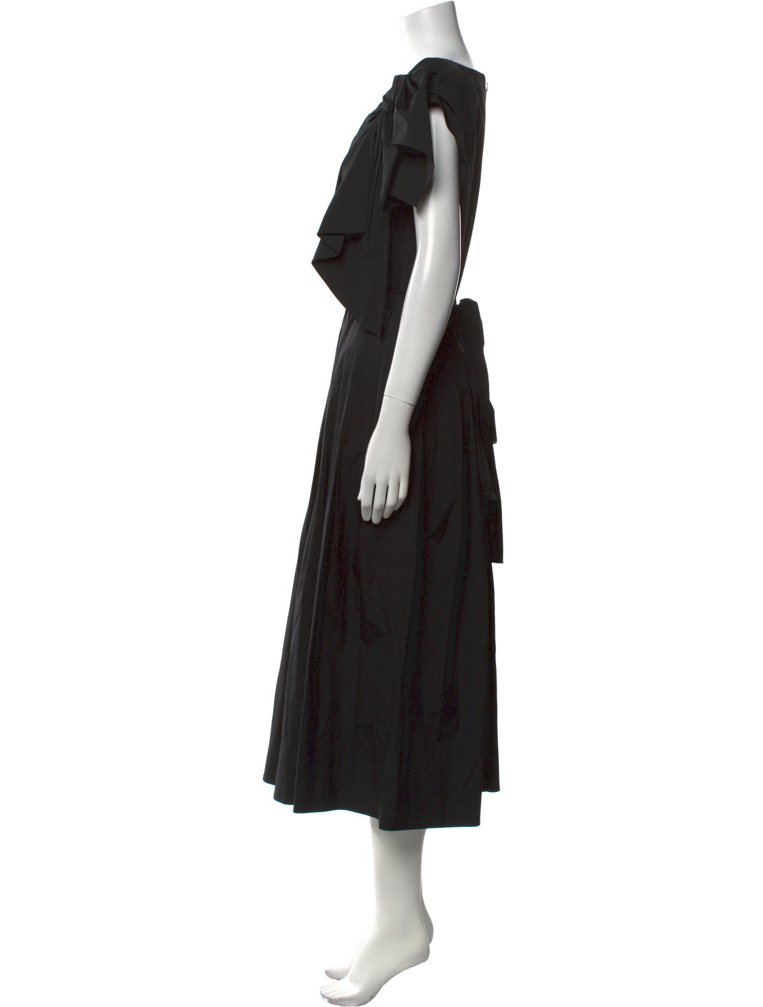 Carolina Herrera One-Shoulder Long Dress