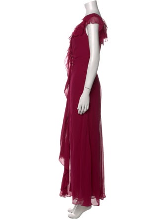 Carolina Herrera Silk Long Dress
