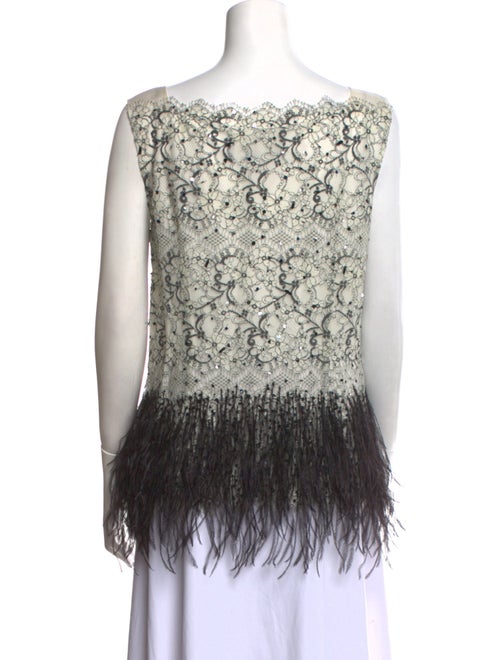 Carolina Herrera Lace Lace Pattern Top