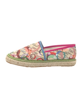 Carolina Herrera Canvas Printed Espadrilles