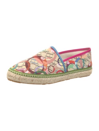 Carolina Herrera Canvas Printed Espadrilles