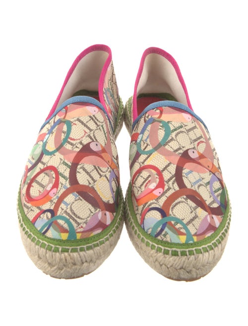 Carolina Herrera Canvas Printed Espadrilles