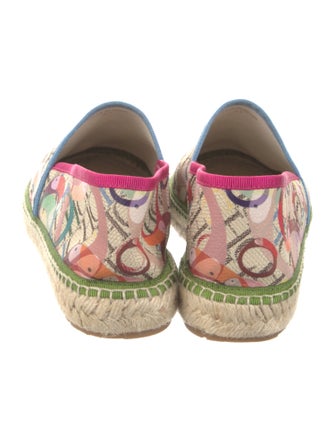 Carolina Herrera Canvas Printed Espadrilles