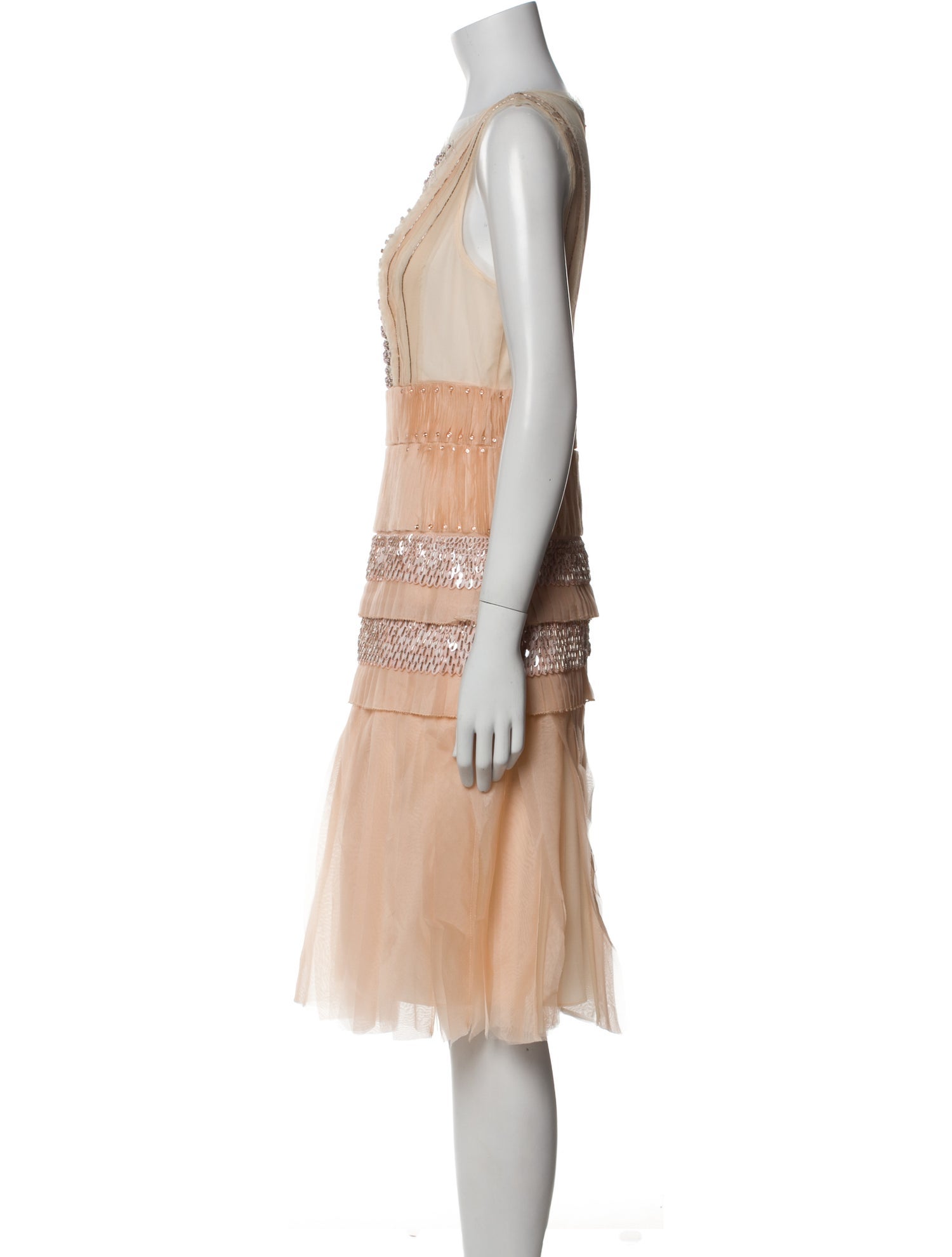 Carolina Herrera Silk Knee-Length Dress