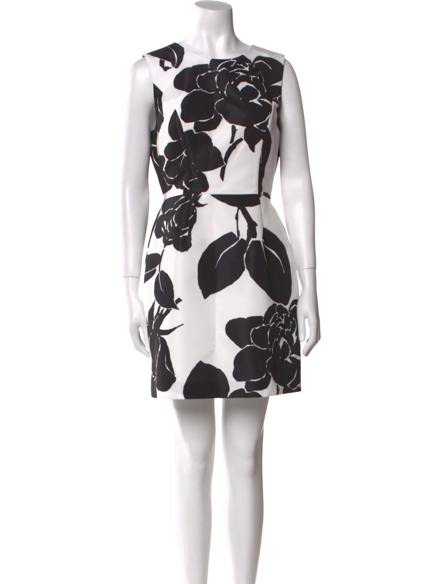 Carolina Herrera Floral Print Mini Dress