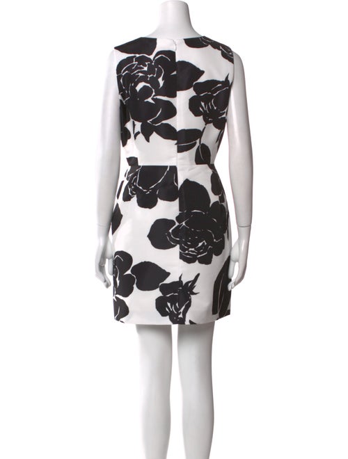 Carolina Herrera Floral Print Mini Dress