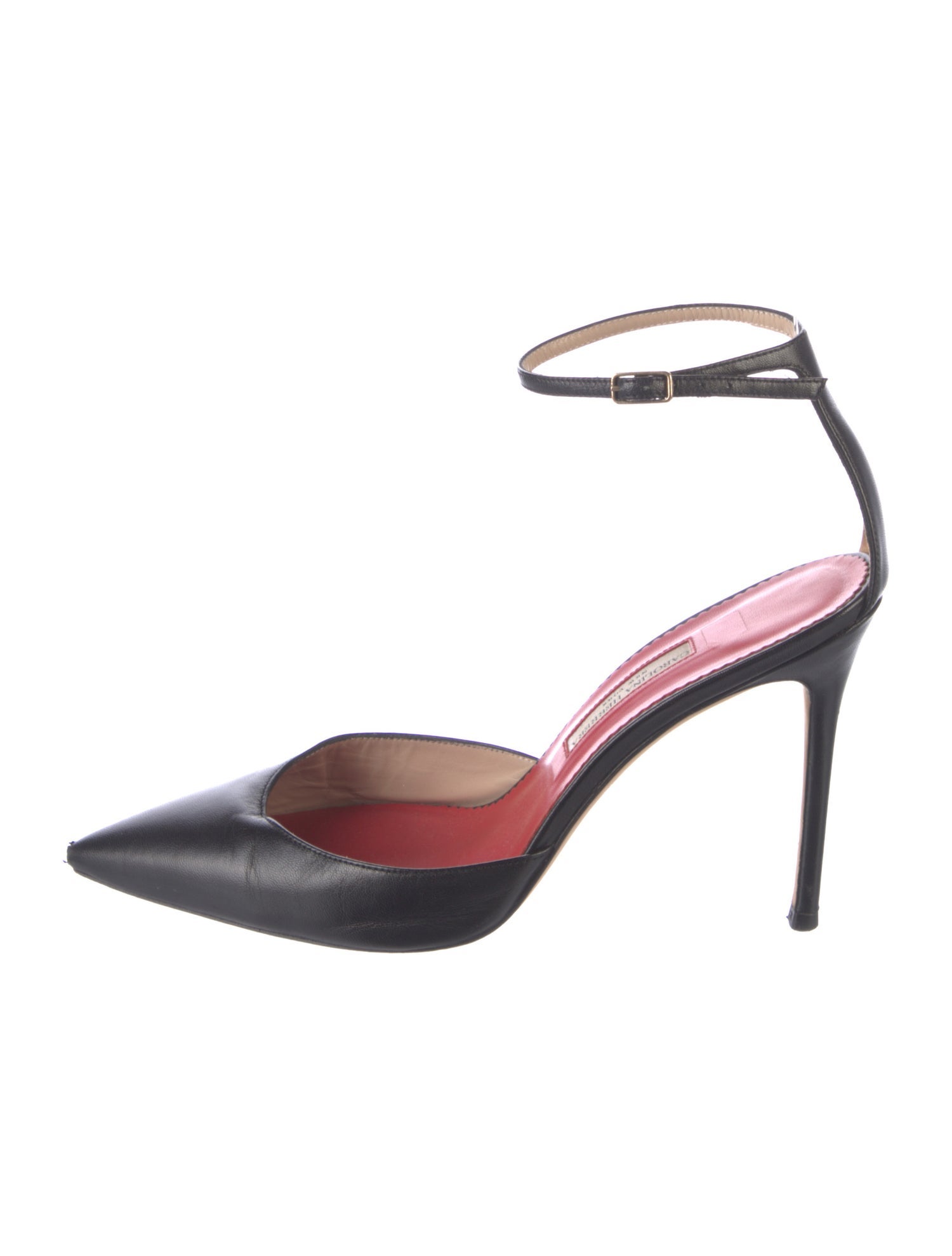 Carolina Herrera Leather D'Orsay Pumps
