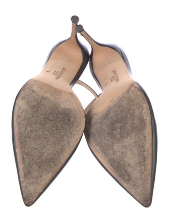 Carolina Herrera Leather D'Orsay Pumps