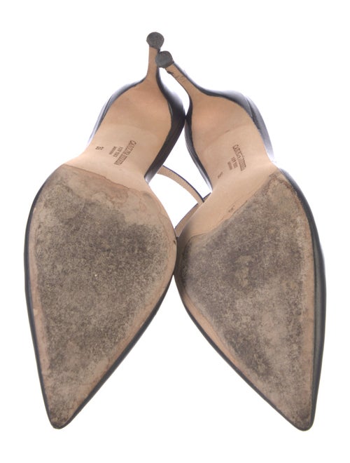 Carolina Herrera Leather D'Orsay Pumps