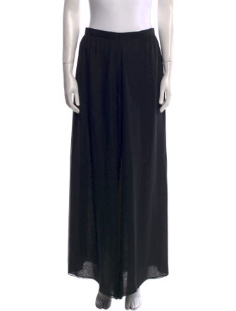 Carolina Herrera Silk Wide Leg Pants
