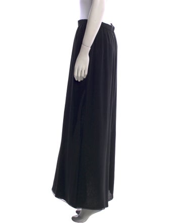 Carolina Herrera Silk Wide Leg Pants
