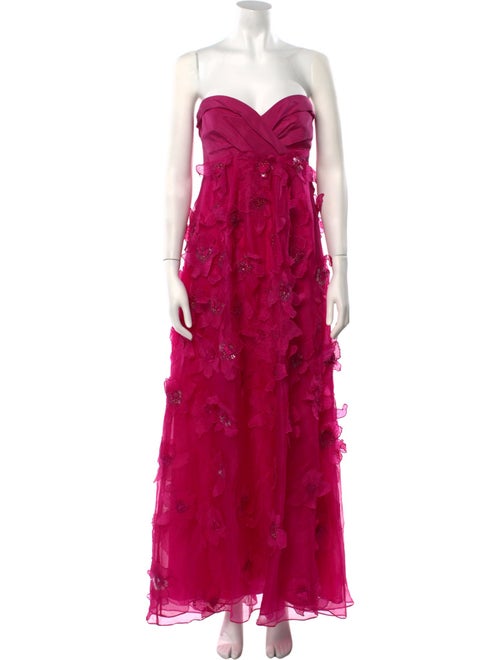 Carolina Herrera Silk Long Dress