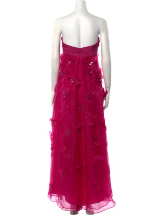 Carolina Herrera Silk Long Dress