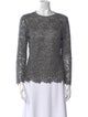 Carolina Herrera Virgin Wool Crew Neck Sweater