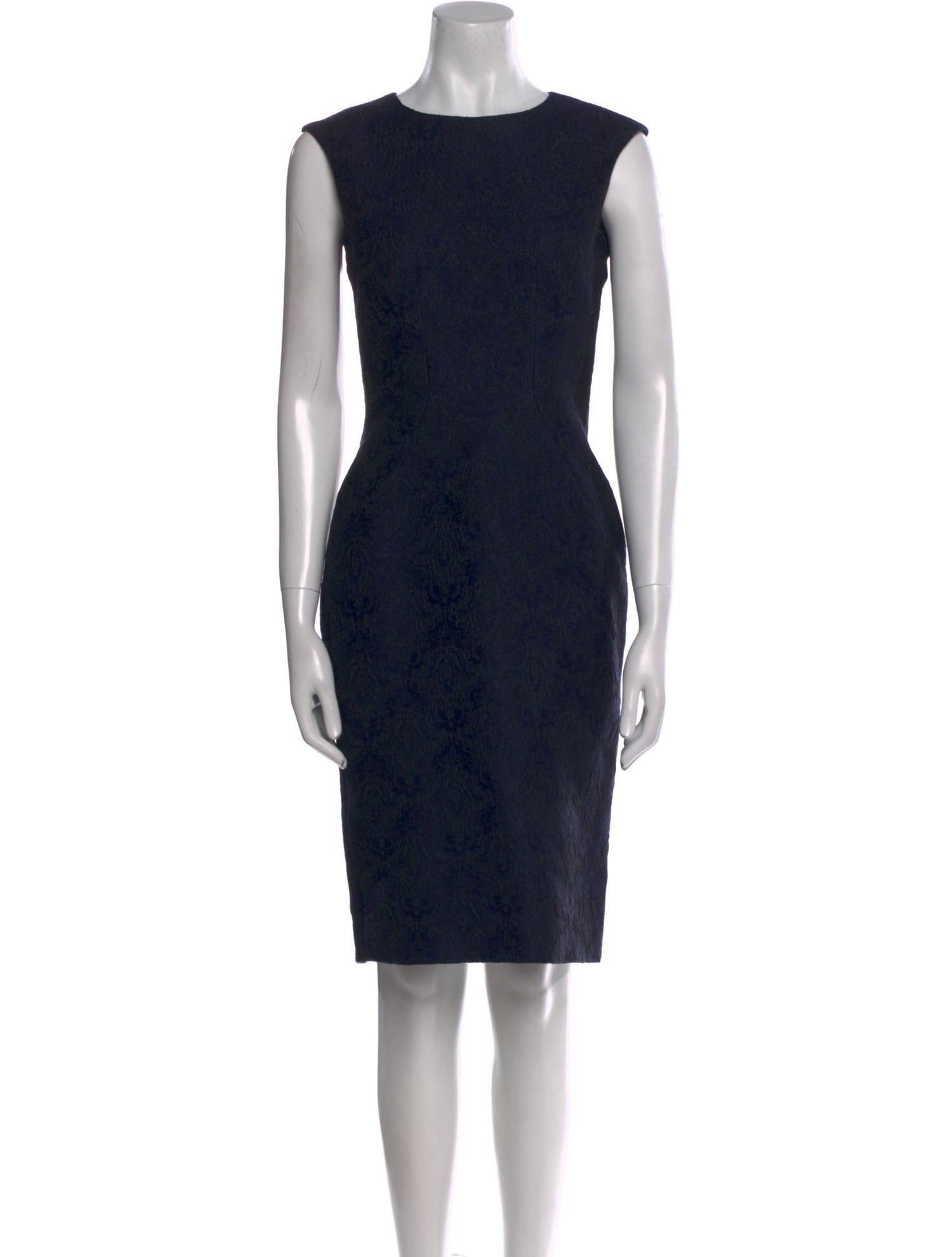 CH Carolina Herrera Printed Knee-Length Dress