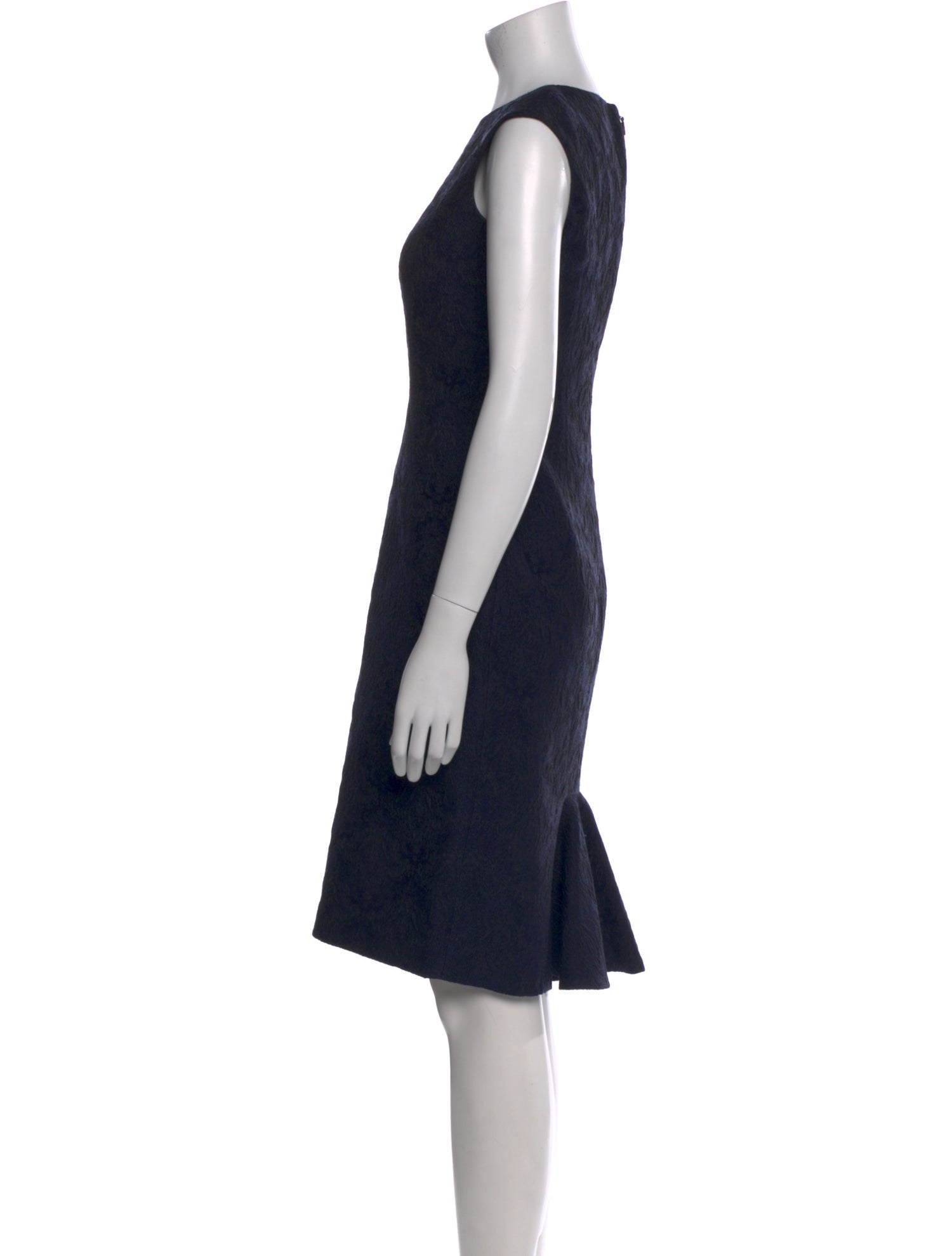 CH Carolina Herrera Printed Knee-Length Dress