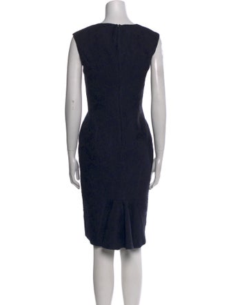 CH Carolina Herrera Printed Knee-Length Dress