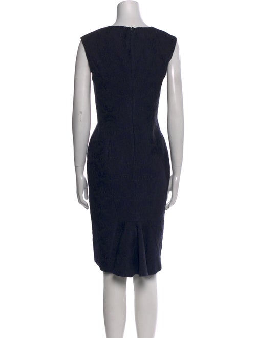 CH Carolina Herrera Printed Knee-Length Dress