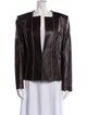 Carolina Herrera Leather Evening Jacket