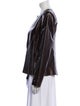 Carolina Herrera Leather Evening Jacket