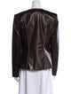 Carolina Herrera Leather Evening Jacket