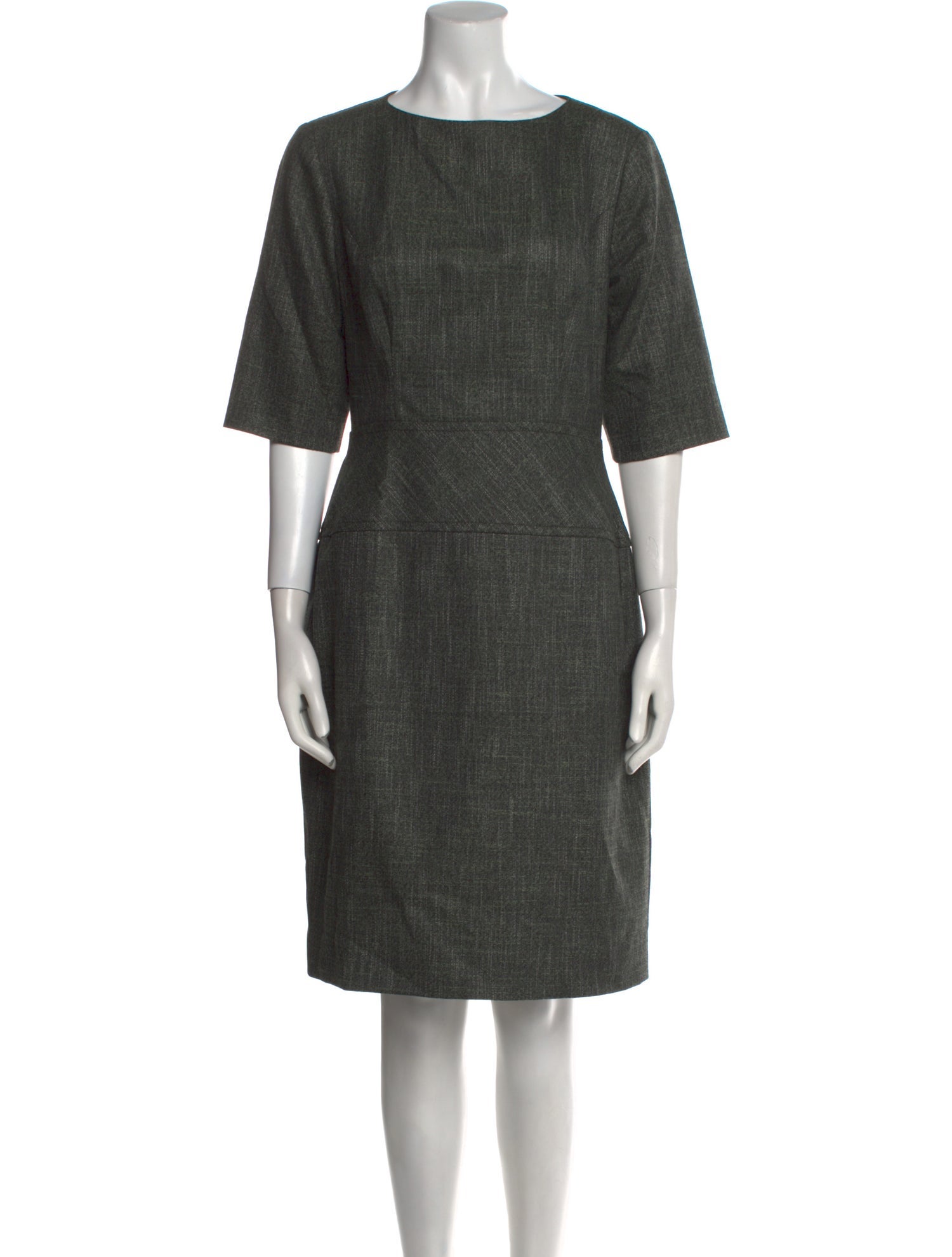 Carolina Herrera Virgin Wool Knee-Length Dress