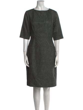 Carolina Herrera Virgin Wool Knee-Length Dress