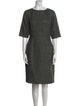 Carolina Herrera Virgin Wool Knee-Length Dress
