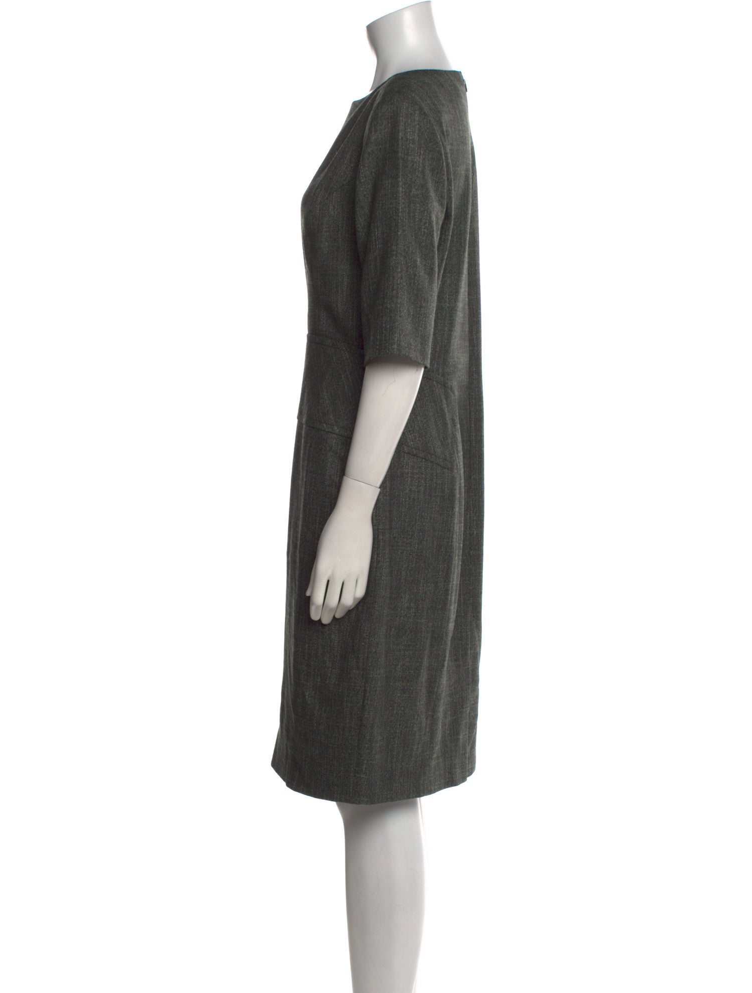 Carolina Herrera Virgin Wool Knee-Length Dress