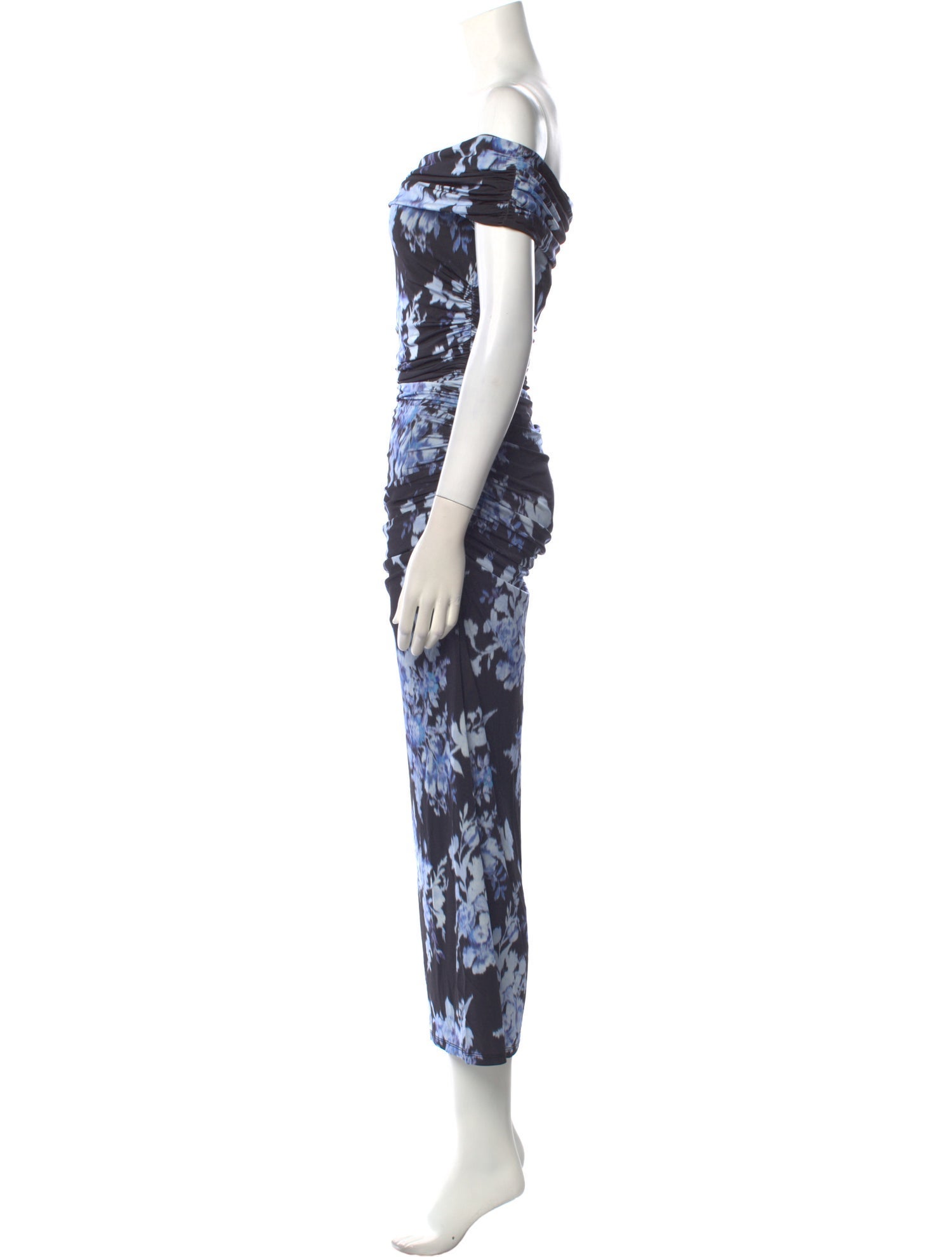 Carolina Herrera Floral Print Long Dress w/ Tags