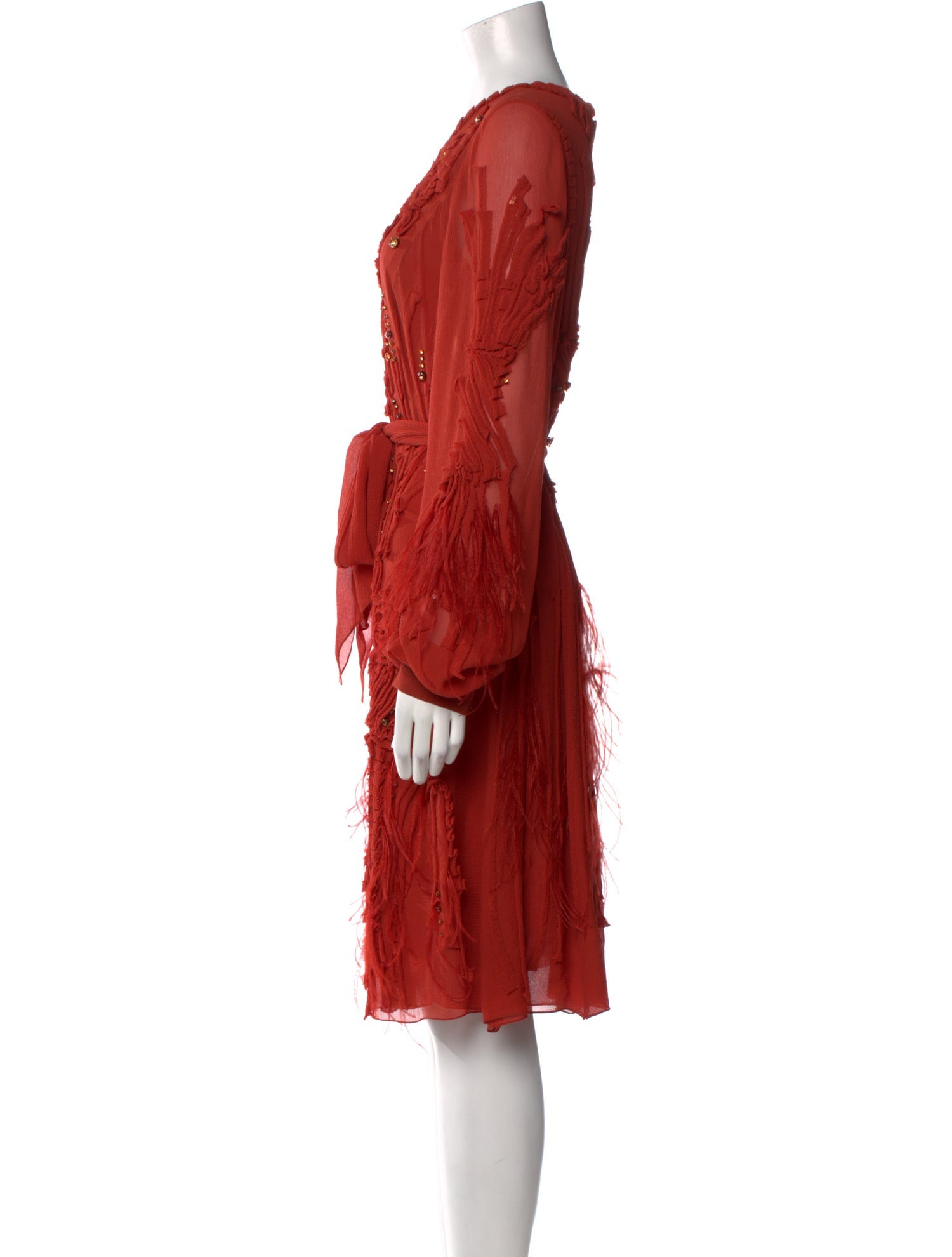 Carolina Herrera Silk Midi Length Dress