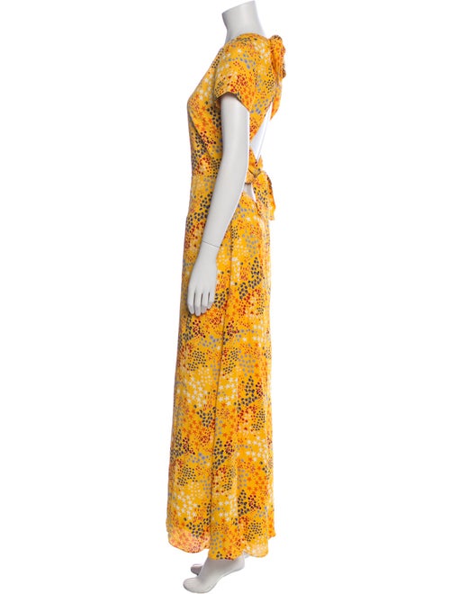 Carolina Herrera Printed Long Dress