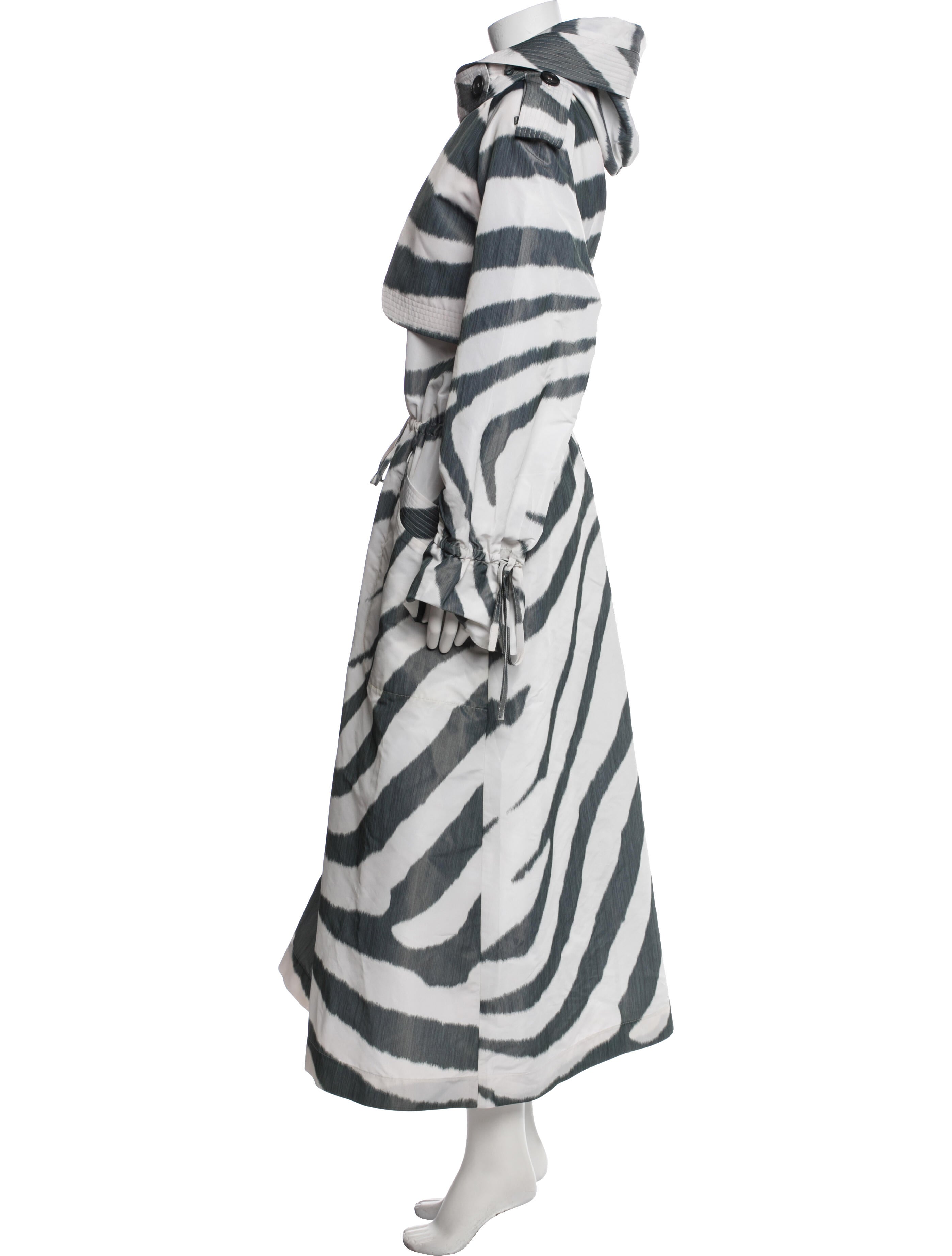 Carolina Herrera Striped Coat w/ Tags