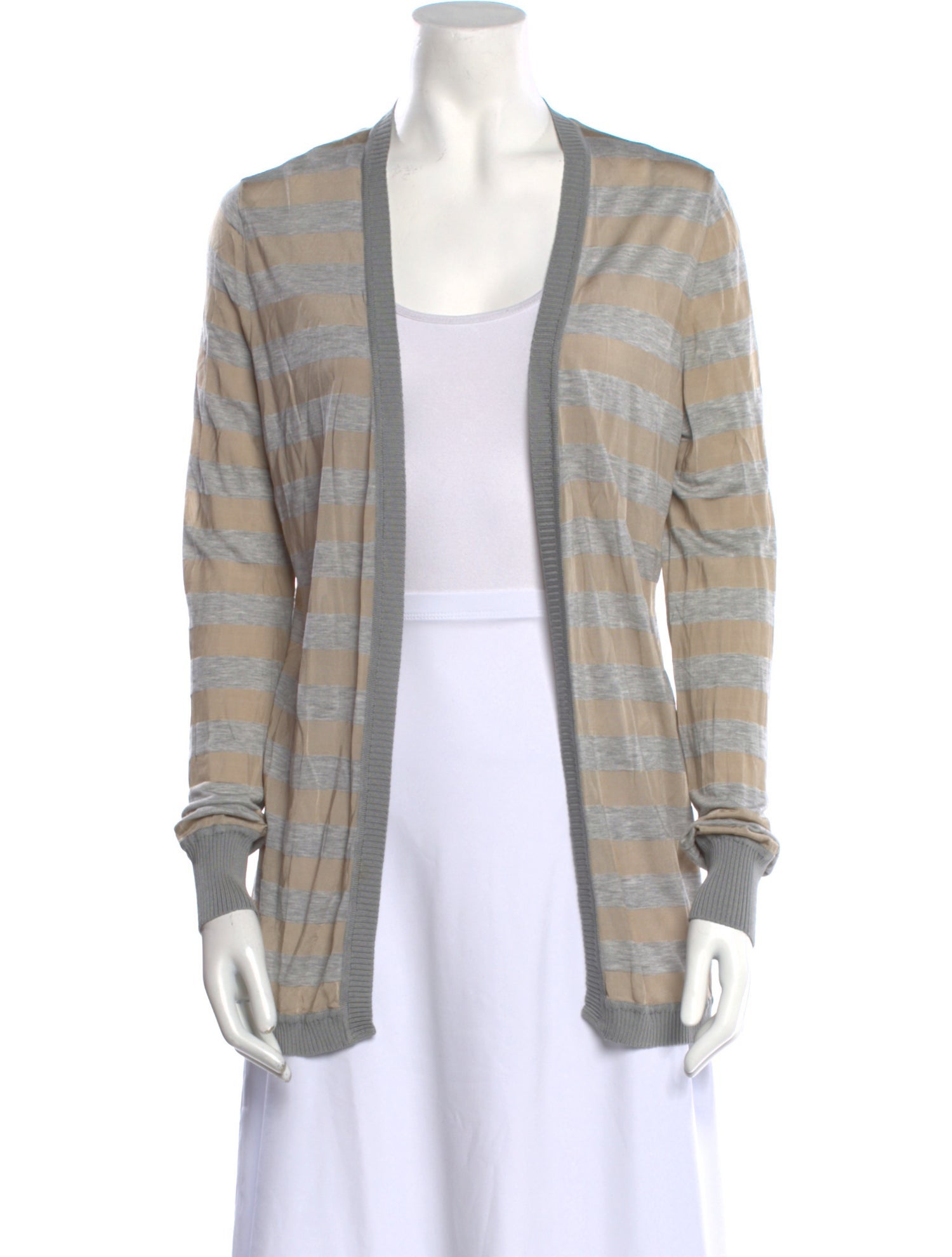 Carolina Herrera Silk Striped Tunic