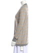 Carolina Herrera Silk Striped Tunic