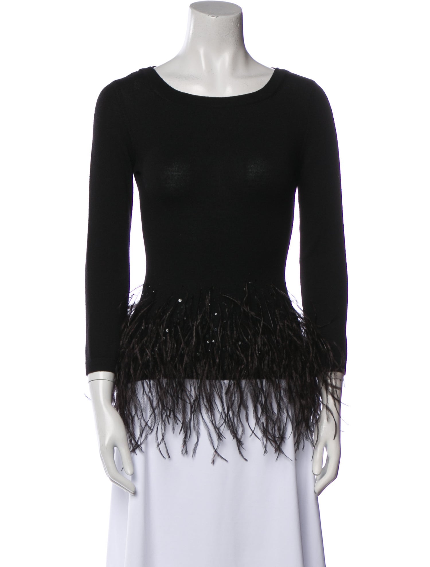 Carolina Herrera Scoop Neck Sweater