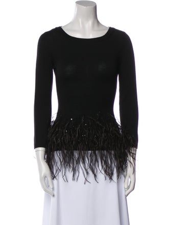 Carolina Herrera Scoop Neck Sweater