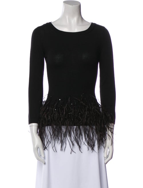 Carolina Herrera Scoop Neck Sweater