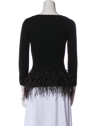 Carolina Herrera Scoop Neck Sweater