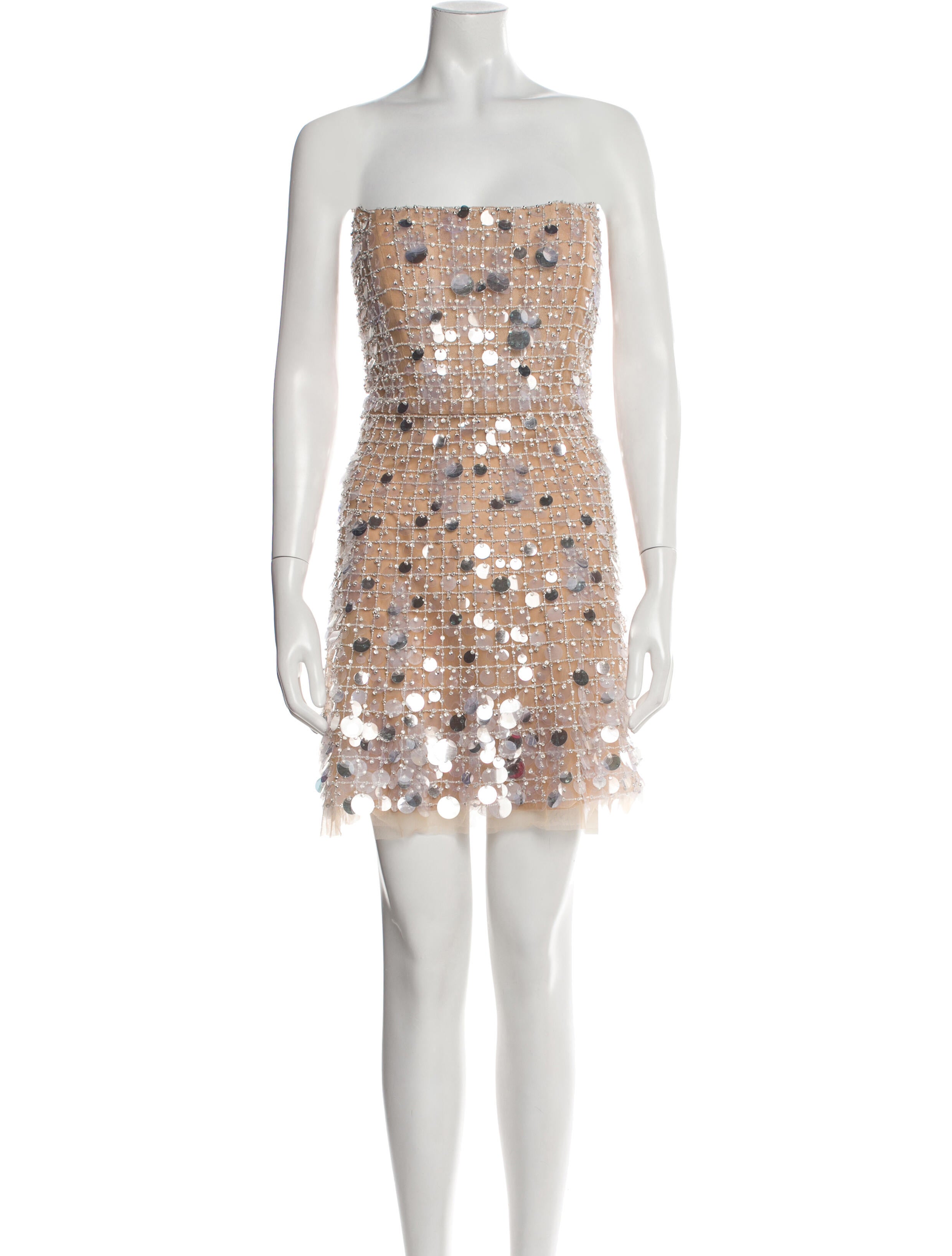 Carolina Herrera Strapless Mini Dress w/ Tags