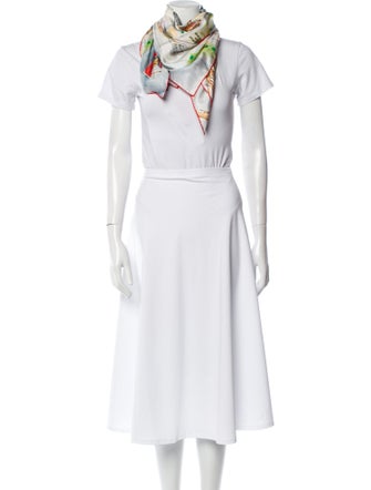 CH Carolina Herrera Silk Printed Scarf